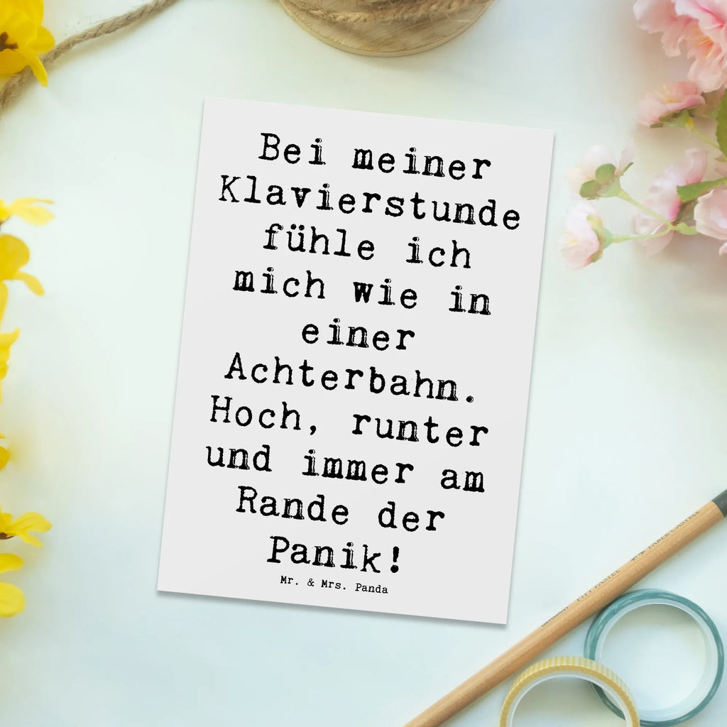 Postkarte Spruch Klavier Achterbahn Postkarte, Karte, Geschenkkarte, Grußkarte, Einladung, Ansichtskarte, Geburtstagskarte, Einladungskarte, Dankeskarte, Ansichtskarten, Einladung Geburtstag, Einladungskarten Geburtstag, Instrumente, Geschenke Musiker, Musikliebhaber