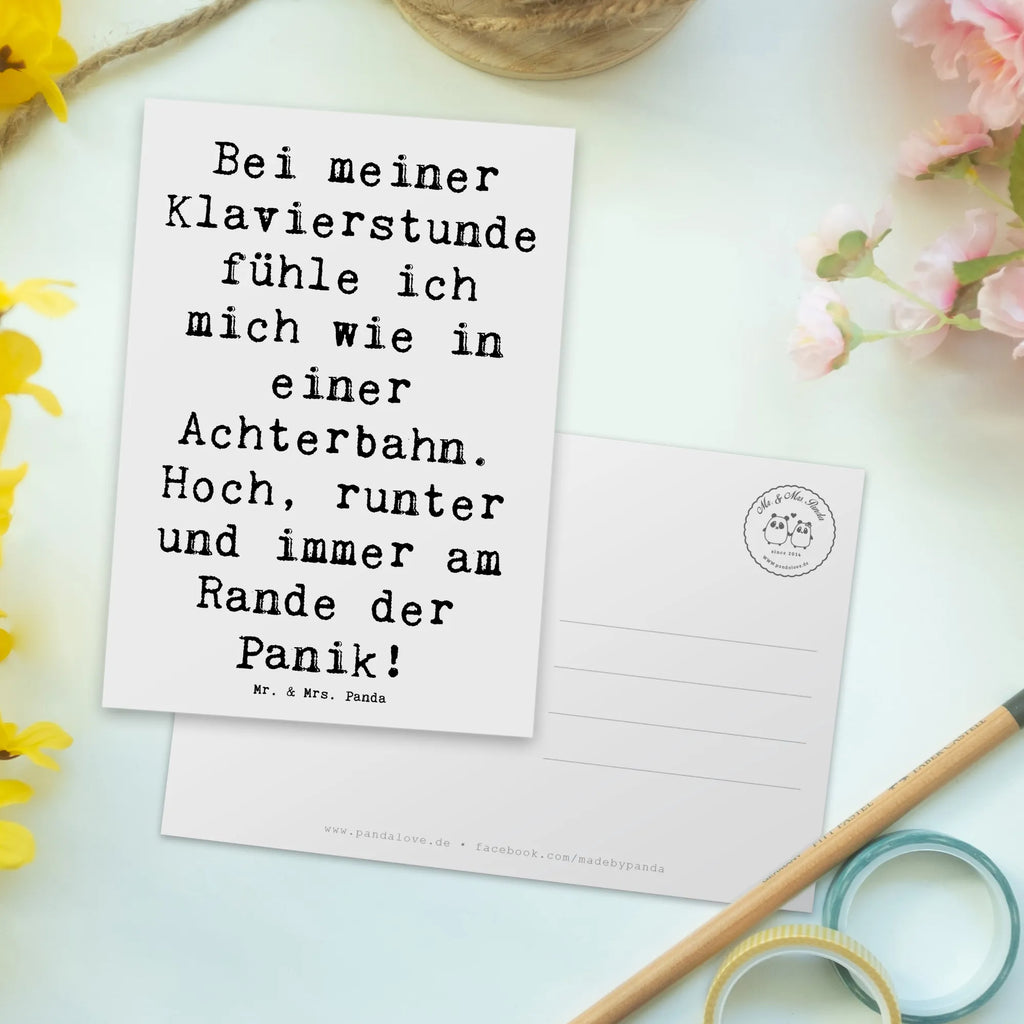 Postkarte Spruch Klavier Achterbahn Postkarte, Karte, Geschenkkarte, Grußkarte, Einladung, Ansichtskarte, Geburtstagskarte, Einladungskarte, Dankeskarte, Ansichtskarten, Einladung Geburtstag, Einladungskarten Geburtstag, Instrumente, Geschenke Musiker, Musikliebhaber