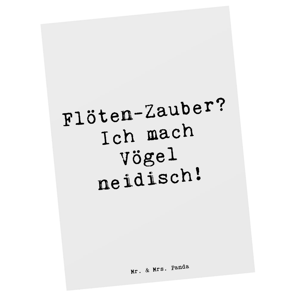 Postkarte Spruch Flöte Zauber Postkarte, Karte, Geschenkkarte, Grußkarte, Einladung, Ansichtskarte, Geburtstagskarte, Einladungskarte, Dankeskarte, Ansichtskarten, Einladung Geburtstag, Einladungskarten Geburtstag, Instrumente, Geschenke Musiker, Musikliebhaber