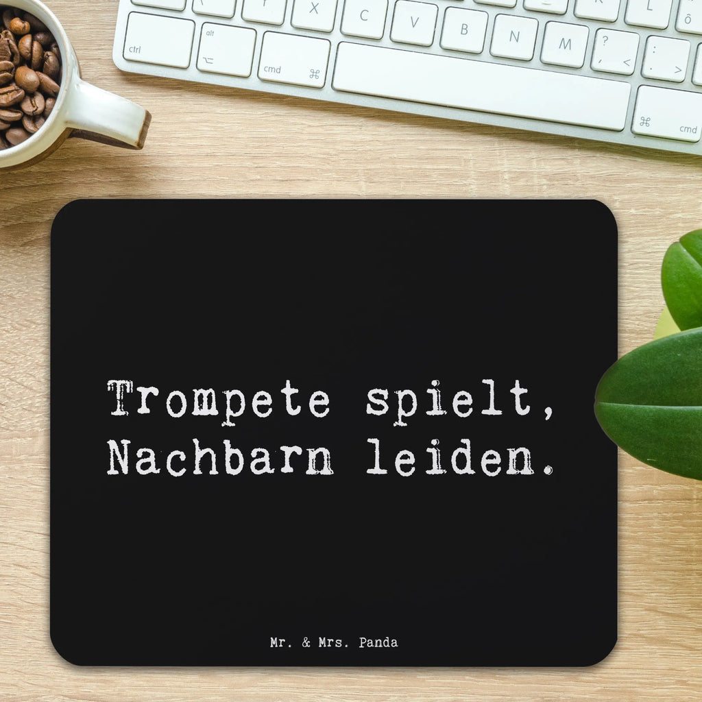 Mauspad Spruch Trompete Freude Mousepad, Computer zubehör, Büroausstattung, PC Zubehör, Arbeitszimmer, Mauspad, Einzigartiges Mauspad, Designer Mauspad, Mausunterlage, Mauspad Büro, Instrumente, Geschenke Musiker, Musikliebhaber