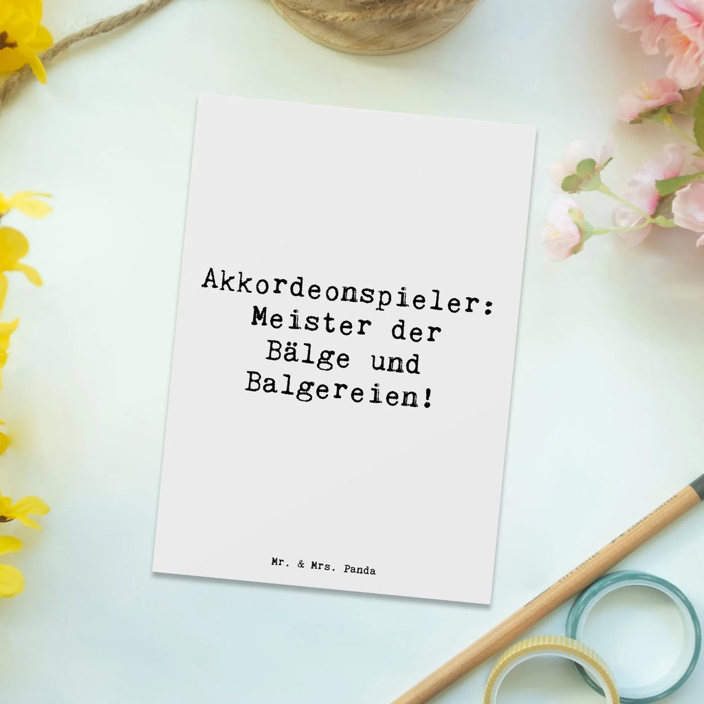 Postkarte Spruch Akkordeonmeister Postkarte, Karte, Geschenkkarte, Grußkarte, Einladung, Ansichtskarte, Geburtstagskarte, Einladungskarte, Dankeskarte, Ansichtskarten, Einladung Geburtstag, Einladungskarten Geburtstag, Instrumente, Geschenke Musiker, Musikliebhaber