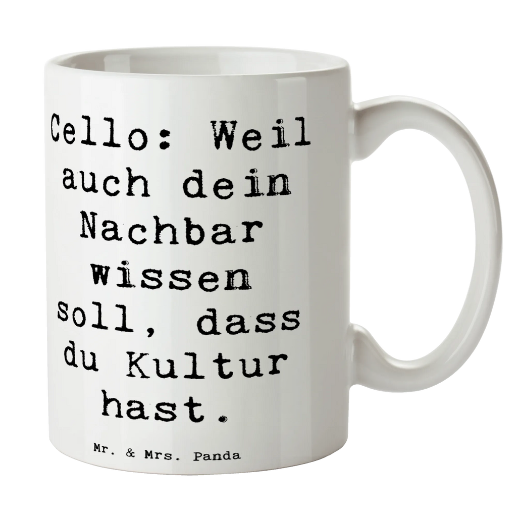 Tasse Spruch Cello Kultur Tasse, Kaffeetasse, Teetasse, Becher, Kaffeebecher, Teebecher, Keramiktasse, Porzellantasse, Büro Tasse, Geschenk Tasse, Tasse Sprüche, Tasse Motive, Kaffeetassen, Tasse bedrucken, Designer Tasse, Cappuccino Tassen, Schöne Teetassen, Instrumente, Geschenke Musiker, Musikliebhaber