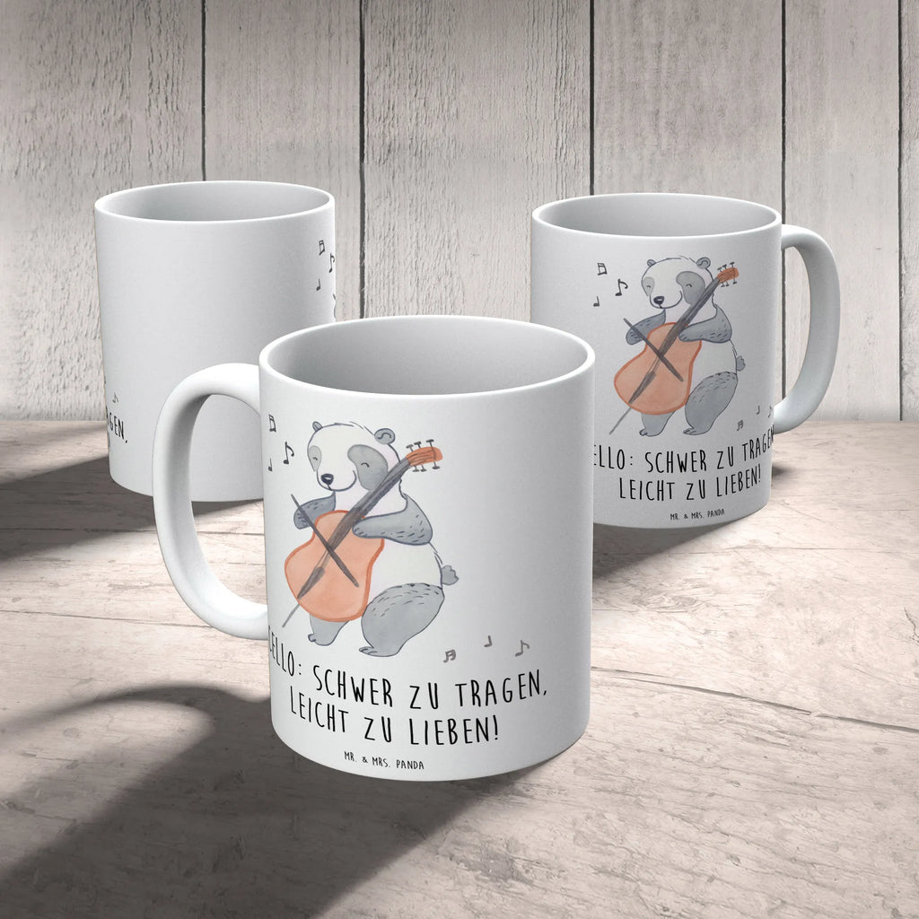 Mug Cello: Schwer zu tragen, leicht zu lieben! Tasse, Kaffeetasse, Teetasse, Becher, Kaffeebecher, Teebecher, Keramiktasse, Porzellantasse, Büro Tasse, Geschenk Tasse, Tasse Sprüche, Tasse Motive, Kaffeetassen, Tasse bedrucken, Designer Tasse, Cappuccino Tassen, Schöne Teetassen, Instrumente, Geschenke Musiker, Musikliebhaber