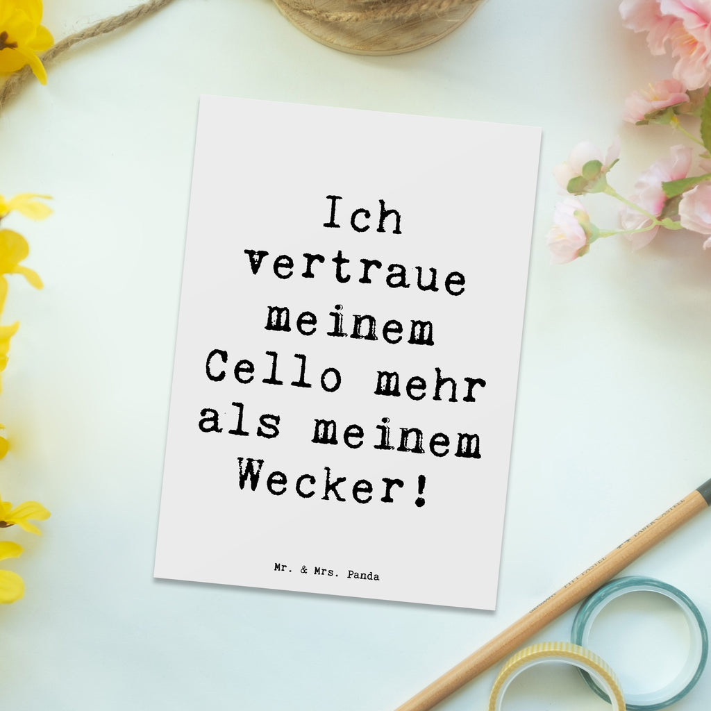 Postkarte Spruch Cello Vertrauen Postkarte, Karte, Geschenkkarte, Grußkarte, Einladung, Ansichtskarte, Geburtstagskarte, Einladungskarte, Dankeskarte, Ansichtskarten, Einladung Geburtstag, Einladungskarten Geburtstag, Instrumente, Geschenke Musiker, Musikliebhaber