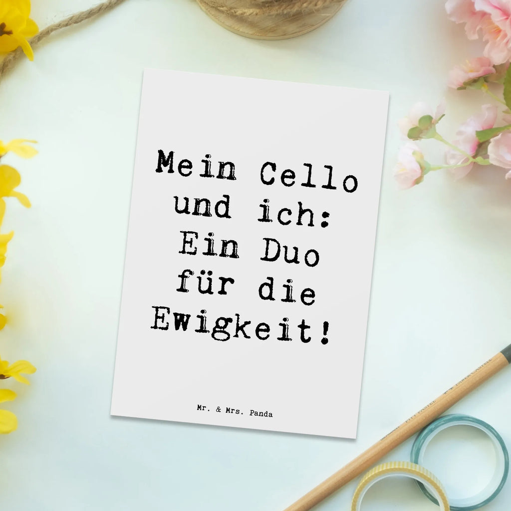 Postkarte Spruch Cello Duo Postkarte, Karte, Geschenkkarte, Grußkarte, Einladung, Ansichtskarte, Geburtstagskarte, Einladungskarte, Dankeskarte, Ansichtskarten, Einladung Geburtstag, Einladungskarten Geburtstag, Instrumente, Geschenke Musiker, Musikliebhaber