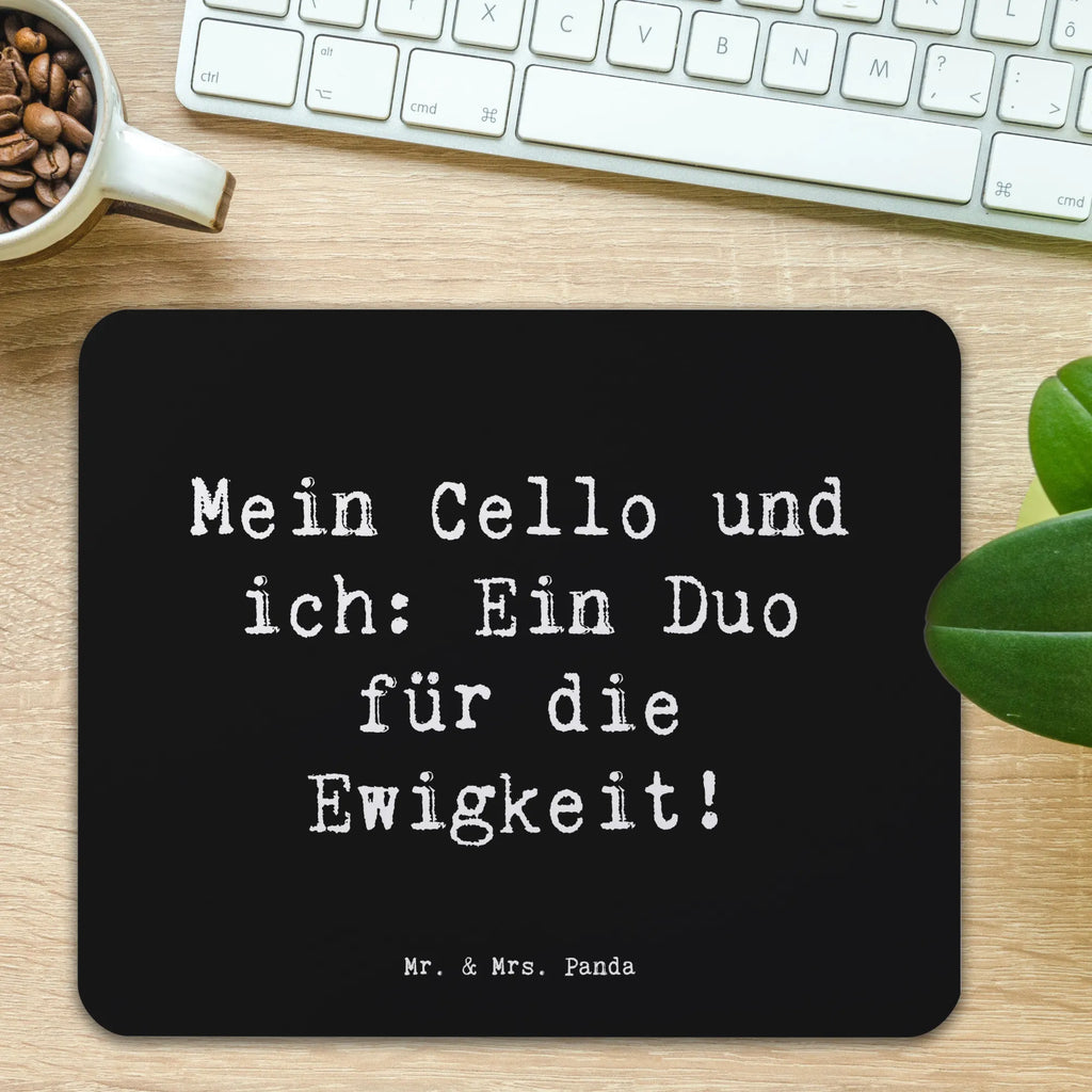 Mauspad Spruch Cello Duo Mousepad, Computer zubehör, Büroausstattung, PC Zubehör, Arbeitszimmer, Mauspad, Einzigartiges Mauspad, Designer Mauspad, Mausunterlage, Mauspad Büro, Instrumente, Geschenke Musiker, Musikliebhaber