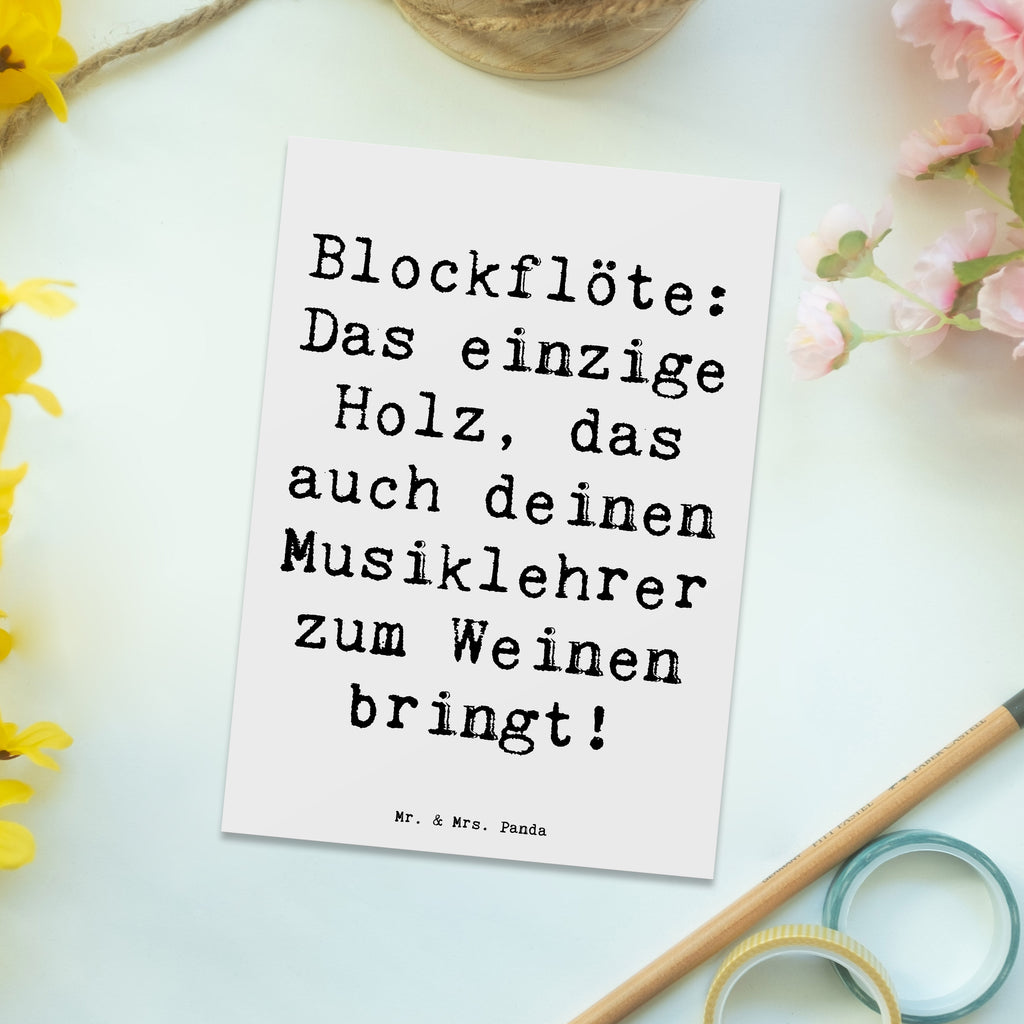 Postkarte Spruch Blockflöte Humor Postkarte, Karte, Geschenkkarte, Grußkarte, Einladung, Ansichtskarte, Geburtstagskarte, Einladungskarte, Dankeskarte, Ansichtskarten, Einladung Geburtstag, Einladungskarten Geburtstag, Instrumente, Geschenke Musiker, Musikliebhaber