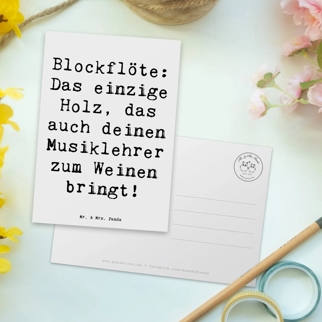 Postkarte Spruch Blockflöte Humor Postkarte, Karte, Geschenkkarte, Grußkarte, Einladung, Ansichtskarte, Geburtstagskarte, Einladungskarte, Dankeskarte, Ansichtskarten, Einladung Geburtstag, Einladungskarten Geburtstag, Instrumente, Geschenke Musiker, Musikliebhaber