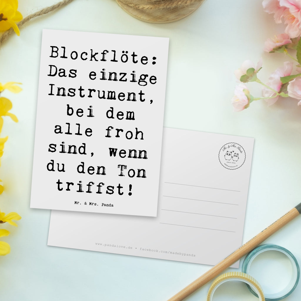 Postkarte Musikerwitz: Jubel über jeden richtigen Ton bei der Blockflöte Postkarte, Karte, Geschenkkarte, Grußkarte, Einladung, Ansichtskarte, Geburtstagskarte, Einladungskarte, Dankeskarte, Ansichtskarten, Einladung Geburtstag, Einladungskarten Geburtstag, Instrumente, Geschenke Musiker, Musikliebhaber