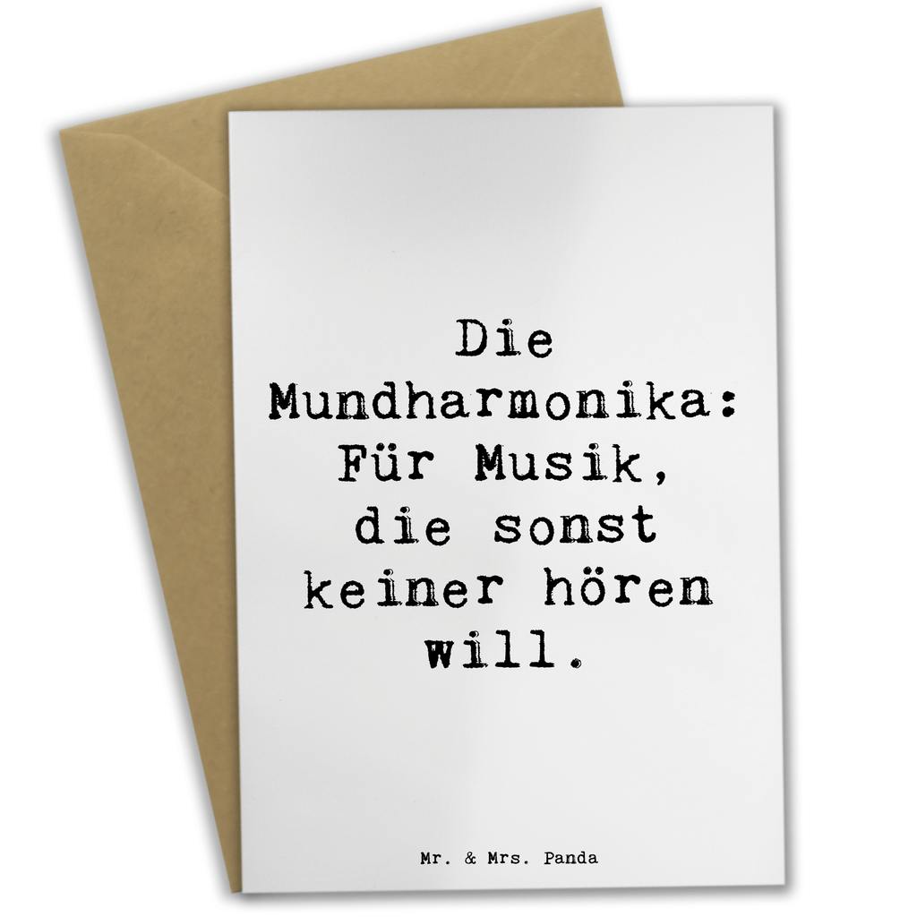 Grußkarte Spruch Musik Mundharmonika Grußkarte, Klappkarte, Einladungskarte, Glückwunschkarte, Hochzeitskarte, Geburtstagskarte, Karte, Ansichtskarten, Instrumente, Geschenke Musiker, Musikliebhaber