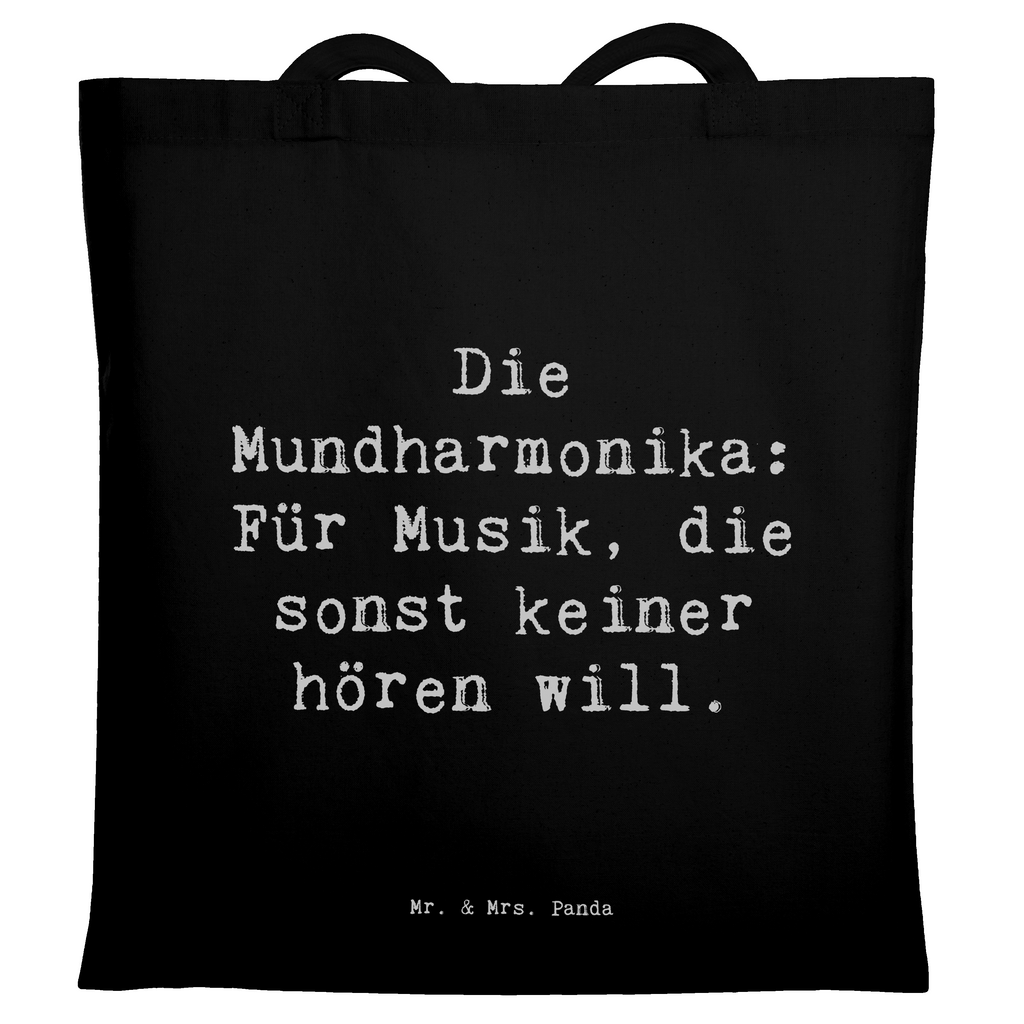 Tragetasche Die Mundharmonika: Für Musik, die sonst keiner hören will. Beuteltasche, Beutel, Einkaufstasche, Jutebeutel, Stoffbeutel, Tasche, Shopper, Umhängetasche, Strandtasche, Schultertasche, Stofftasche, Tragetasche, Badetasche, Jutetasche, Einkaufstüte, Laptoptasche, Instrumente, Geschenke Musiker, Musikliebhaber