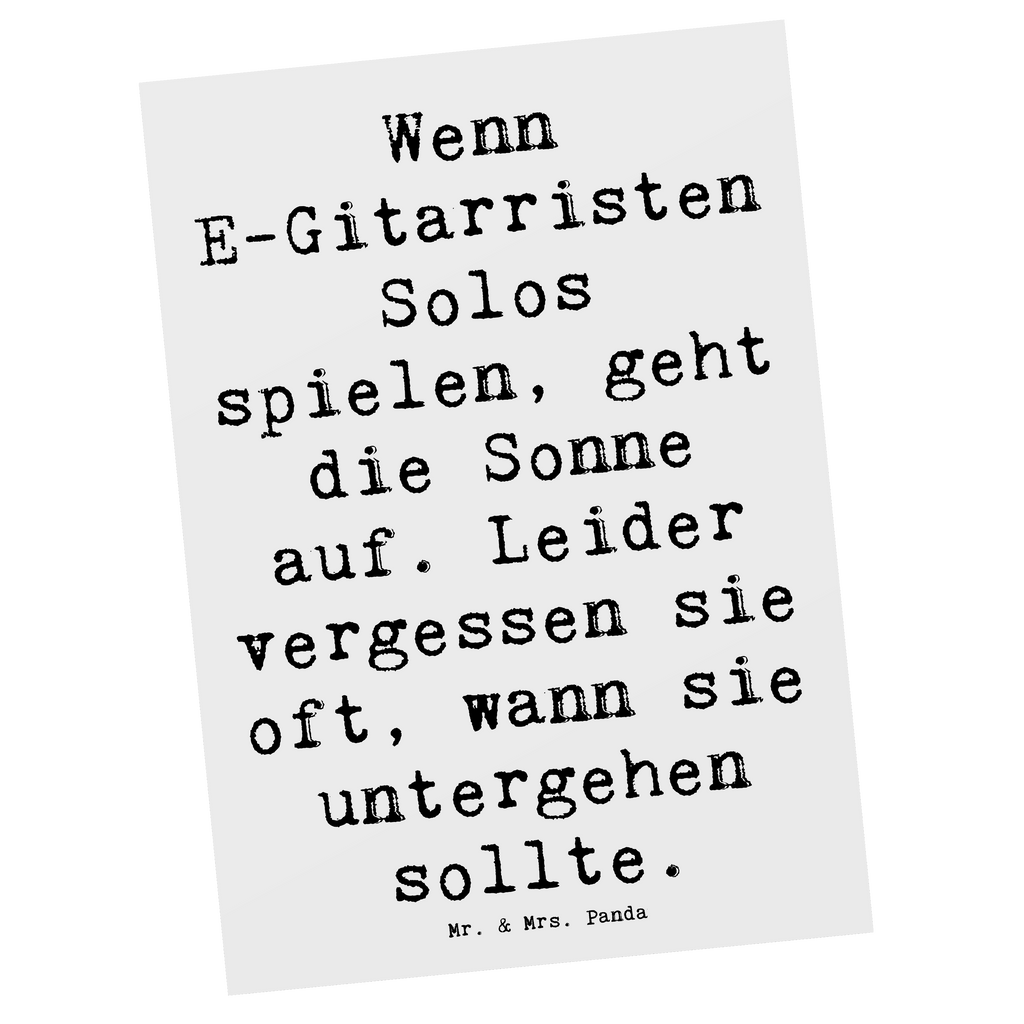 Postkarte Spruch E-Gitarre Solos Postkarte, Karte, Geschenkkarte, Grußkarte, Einladung, Ansichtskarte, Geburtstagskarte, Einladungskarte, Dankeskarte, Ansichtskarten, Einladung Geburtstag, Einladungskarten Geburtstag, Instrumente, Geschenke Musiker, Musikliebhaber