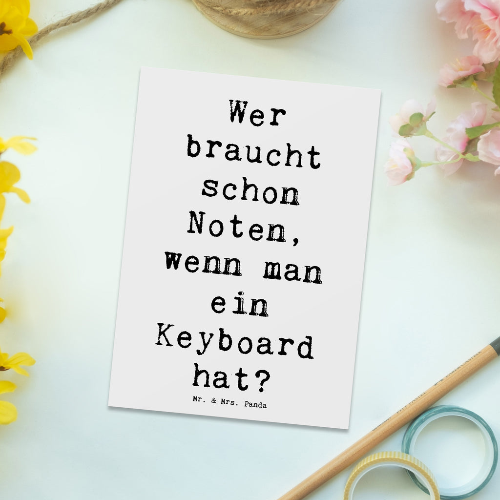 Postkarte Spruch Keyboard Freude Postkarte, Karte, Geschenkkarte, Grußkarte, Einladung, Ansichtskarte, Geburtstagskarte, Einladungskarte, Dankeskarte, Ansichtskarten, Einladung Geburtstag, Einladungskarten Geburtstag, Instrumente, Geschenke Musiker, Musikliebhaber