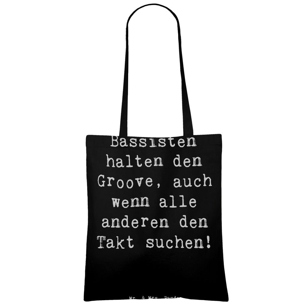 Tragetasche Bassisten halten den Groove, auch wenn alle anderen den Takt suchen! Beuteltasche, Beutel, Einkaufstasche, Jutebeutel, Stoffbeutel, Tasche, Shopper, Umhängetasche, Strandtasche, Schultertasche, Stofftasche, Tragetasche, Badetasche, Jutetasche, Einkaufstüte, Laptoptasche, Instrumente, Geschenke Musiker, Musikliebhaber