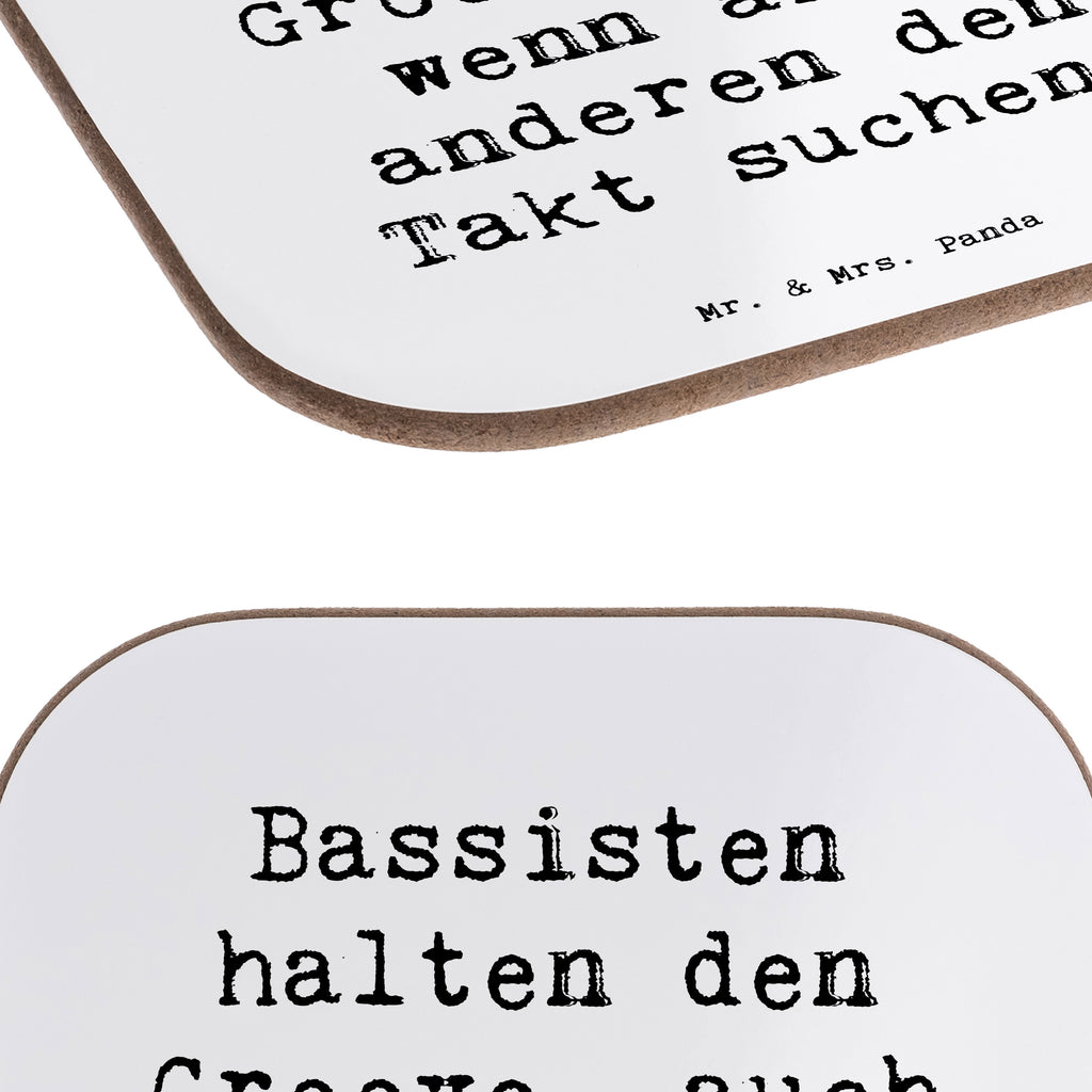 Untersetzer Spruch Bassgitarre Groove