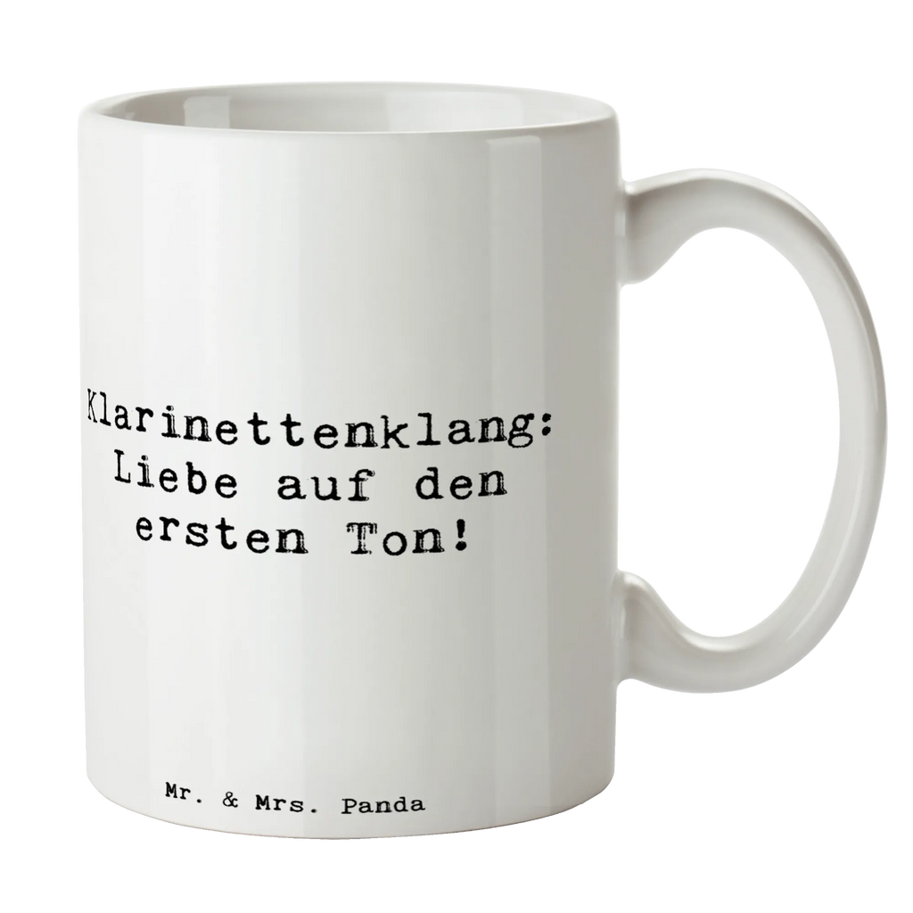 Tasse Klarinettenklang: Liebe auf den ersten Ton! Tasse, Kaffeetasse, Teetasse, Becher, Kaffeebecher, Teebecher, Keramiktasse, Porzellantasse, Büro Tasse, Geschenk Tasse, Tasse Sprüche, Tasse Motive, Kaffeetassen, Tasse bedrucken, Designer Tasse, Cappuccino Tassen, Schöne Teetassen, Instrumente, Geschenke Musiker, Musikliebhaber