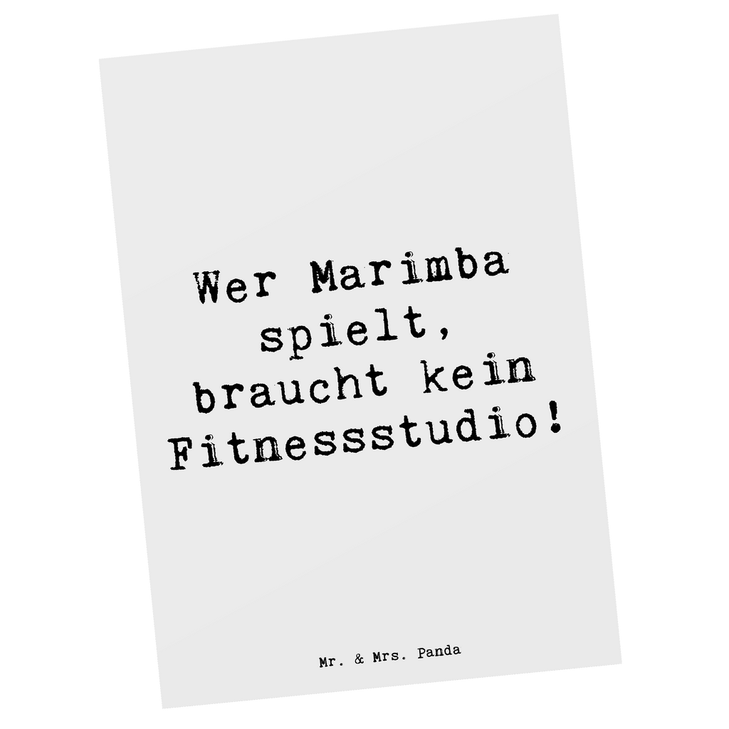 Postkarte Spruch Marimba Fitness Postkarte, Karte, Geschenkkarte, Grußkarte, Einladung, Ansichtskarte, Geburtstagskarte, Einladungskarte, Dankeskarte, Ansichtskarten, Einladung Geburtstag, Einladungskarten Geburtstag, Instrumente, Geschenke Musiker, Musikliebhaber