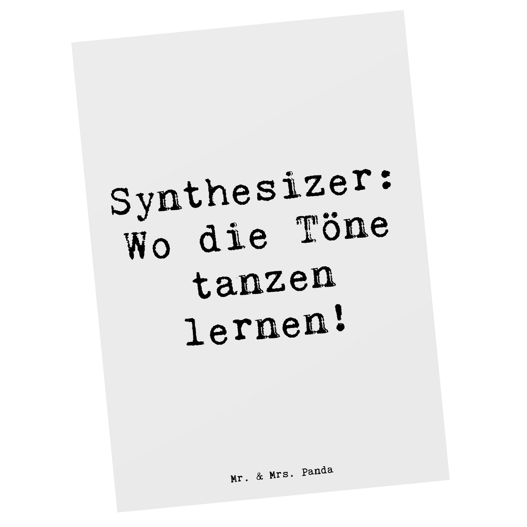 Postkarte Synthesizer: Wo die Töne tanzen lernen! Postkarte, Karte, Geschenkkarte, Grußkarte, Einladung, Ansichtskarte, Geburtstagskarte, Einladungskarte, Dankeskarte, Ansichtskarten, Einladung Geburtstag, Einladungskarten Geburtstag, Instrumente, Geschenke Musiker, Musikliebhaber