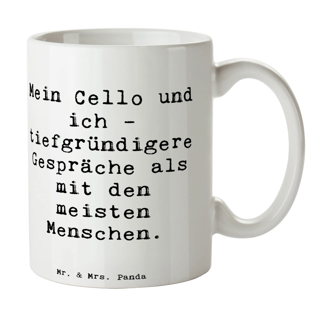 Tasse Spruch Violoncello Gespräche Tasse, Kaffeetasse, Teetasse, Becher, Kaffeebecher, Teebecher, Keramiktasse, Porzellantasse, Büro Tasse, Geschenk Tasse, Tasse Sprüche, Tasse Motive, Kaffeetassen, Tasse bedrucken, Designer Tasse, Cappuccino Tassen, Schöne Teetassen, Instrumente, Geschenke Musiker, Musikliebhaber