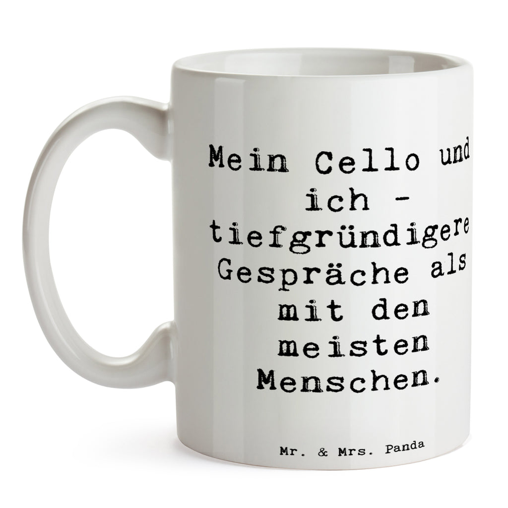 Tasse Spruch Violoncello Gespräche Tasse, Kaffeetasse, Teetasse, Becher, Kaffeebecher, Teebecher, Keramiktasse, Porzellantasse, Büro Tasse, Geschenk Tasse, Tasse Sprüche, Tasse Motive, Kaffeetassen, Tasse bedrucken, Designer Tasse, Cappuccino Tassen, Schöne Teetassen, Instrumente, Geschenke Musiker, Musikliebhaber