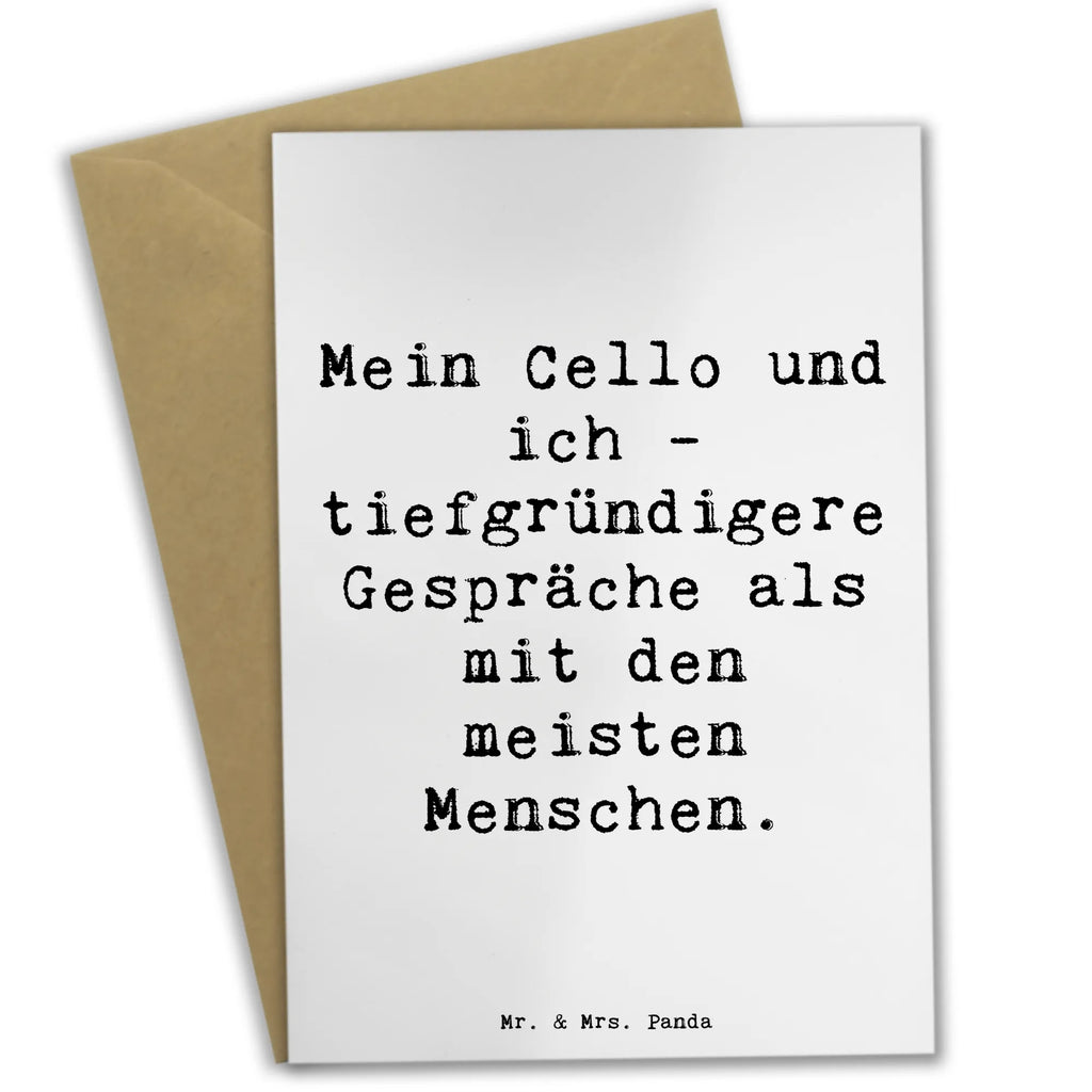 Grußkarte Spruch Violoncello Gespräche Grußkarte, Klappkarte, Einladungskarte, Glückwunschkarte, Hochzeitskarte, Geburtstagskarte, Karte, Ansichtskarten, Instrumente, Geschenke Musiker, Musikliebhaber