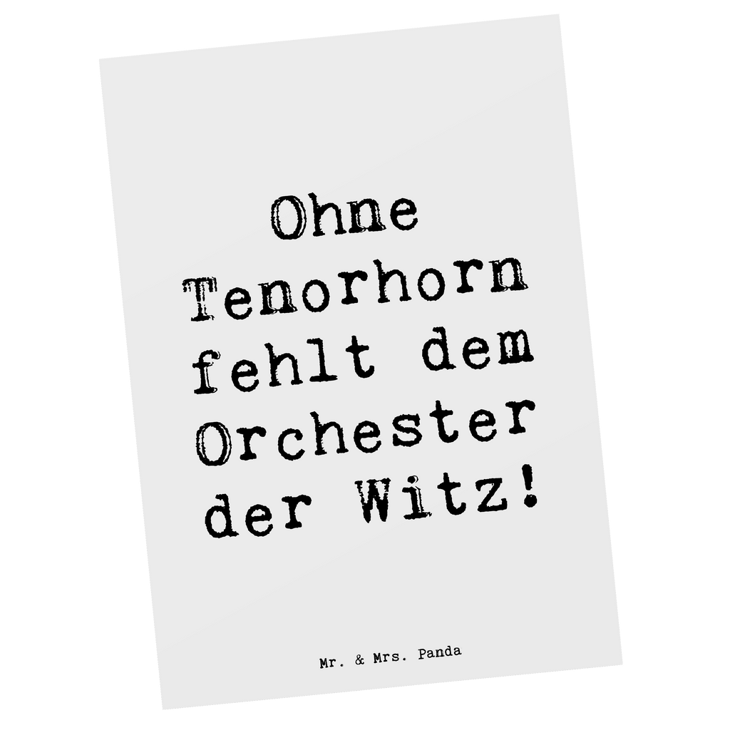 Postkarte Spruch Tenorhorn Witz Postkarte, Karte, Geschenkkarte, Grußkarte, Einladung, Ansichtskarte, Geburtstagskarte, Einladungskarte, Dankeskarte, Ansichtskarten, Einladung Geburtstag, Einladungskarten Geburtstag, Instrumente, Geschenke Musiker, Musikliebhaber