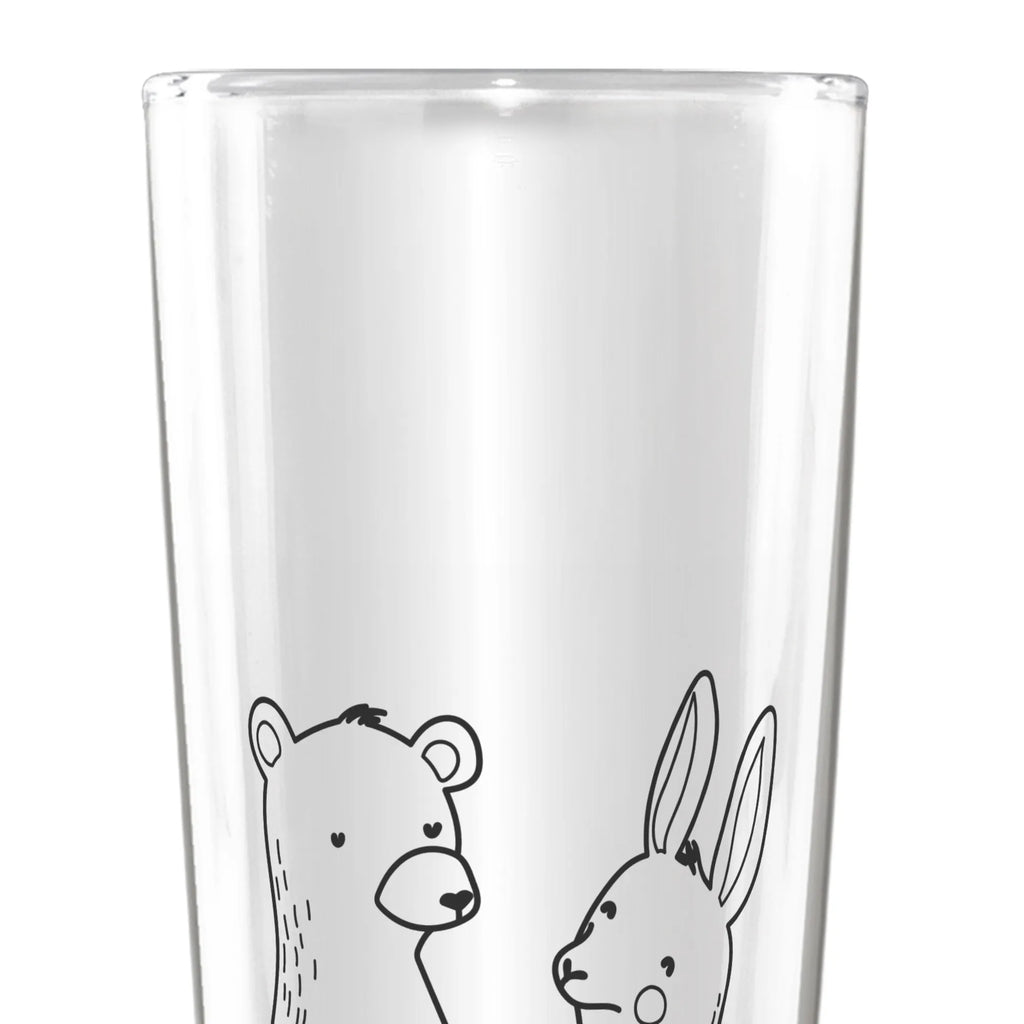 Bierglas Bär und Hase Umarmen Bierglas, Bier Glas, Bierkrug, Bier Krug, Vatertag, Liebe, Partner, Freund, Freundin, Ehemann, Ehefrau, Heiraten, Verlobung, Heiratsantrag, Liebesgeschenk, Jahrestag, Hocheitstag, Freunde, bester Freund, Hase, Bär, Bärchen, best friends