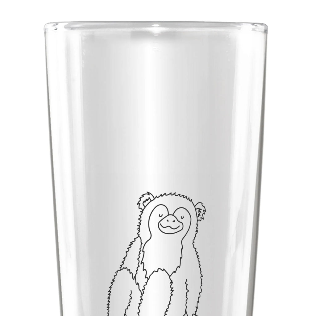 Bierglas Affe Bierglas, Bier Glas, Bierkrug, Bier Krug, Vatertag, Afrika, Wildtiere, Affe, Äffchen, Affen, Selbstliebe, Respekt, Motivation, Selbstachtung, Liebe, Selbstbewusstsein, Selfcare