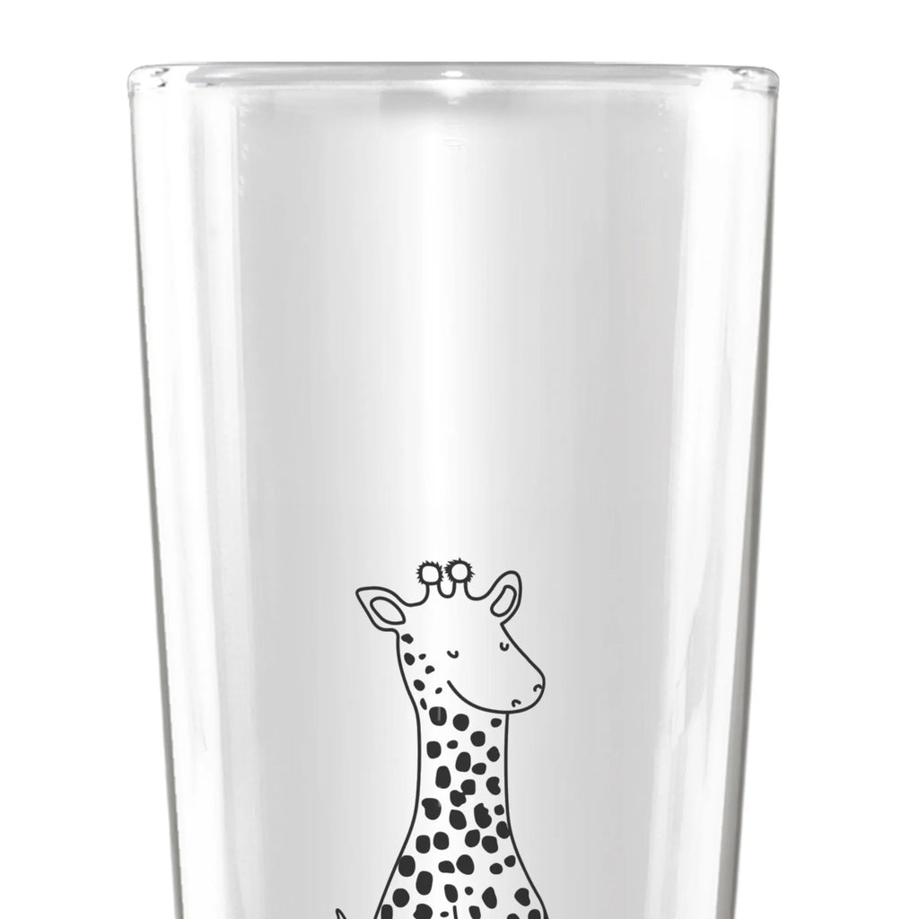 Bierglas Giraffe Zufrieden Bierglas, Bier Glas, Bierkrug, Bier Krug, Vatertag, Afrika, Wildtiere, Giraffe, Zufrieden, Glück, Abenteuer