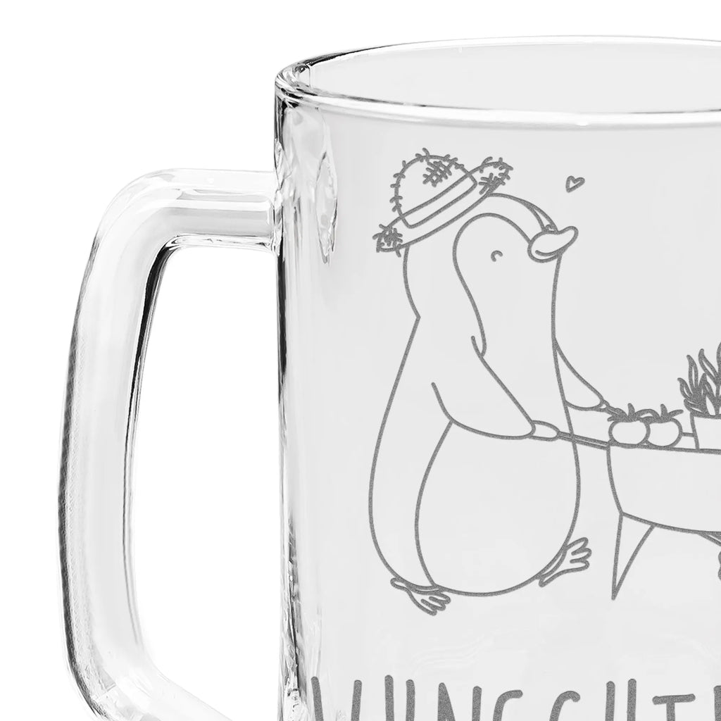 Personalisierter Gravur Bierkrug Pinguin Gartenarbeit Personalisierter Bierkrug, Personalisierter Bier Krug, Personalisiertes Bierkrug Glas, Bierkrug mit Namen, Bier Krug mit Namen, Bierkrug Glas mit Namen, Vatertag, Wunschtext, Wunschname, Personalisierbar, Selbst gestalten, Geschenk, Sport, Sportart, Hobby, Schenken, Danke, Dankeschön, Auszeichnung, Gewinn, Sportler, Gartenarbeit, Urban gardening, Gärtnern, Gartenpflege