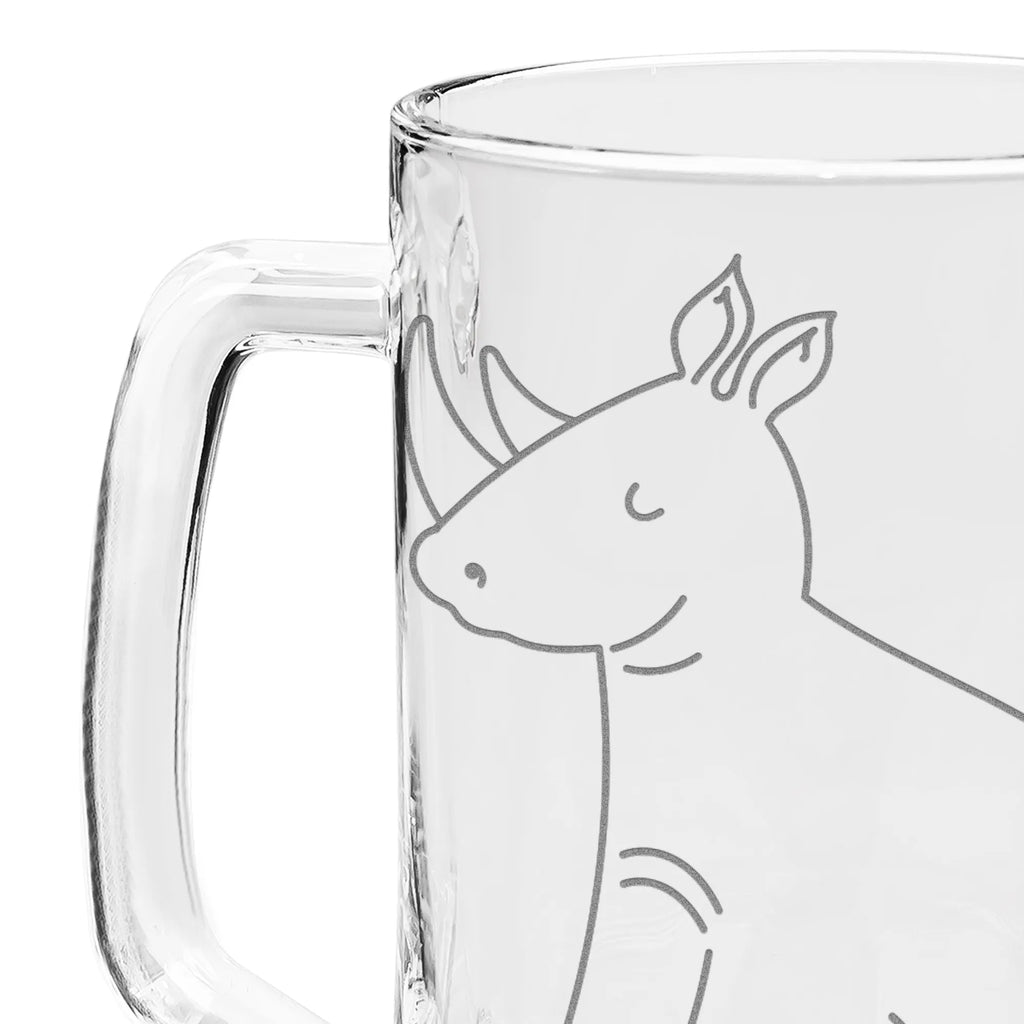 Gravur Bierkrug Einhorn Nashorn Bierkrug, Bier Krug, Bierkrug Glas, Vatertag, Einhorn, Einhörner, Einhorn Deko, Unicorn, Regenbogen, witzig, lustig, Zoo, Glitzer, Einhornpower, Erwachsenwerden, Nashorn, Nashörner