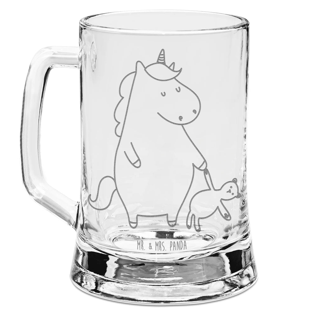 Gravur Bierkrug Einhorn Teddy Bierkrug, Bier Krug, Bierkrug Glas, Vatertag, Einhorn, Einhörner, Einhorn Deko, Pegasus, Unicorn, schlafen, gute Nacht, Single, Bett, Träumen, Freundin, Singleleben