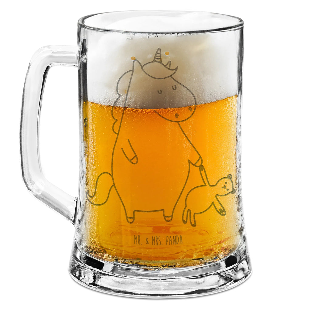 Gravur Bierkrug Einhorn Teddy Bierkrug, Bier Krug, Bierkrug Glas, Vatertag, Einhorn, Einhörner, Einhorn Deko, Pegasus, Unicorn, schlafen, gute Nacht, Single, Bett, Träumen, Freundin, Singleleben