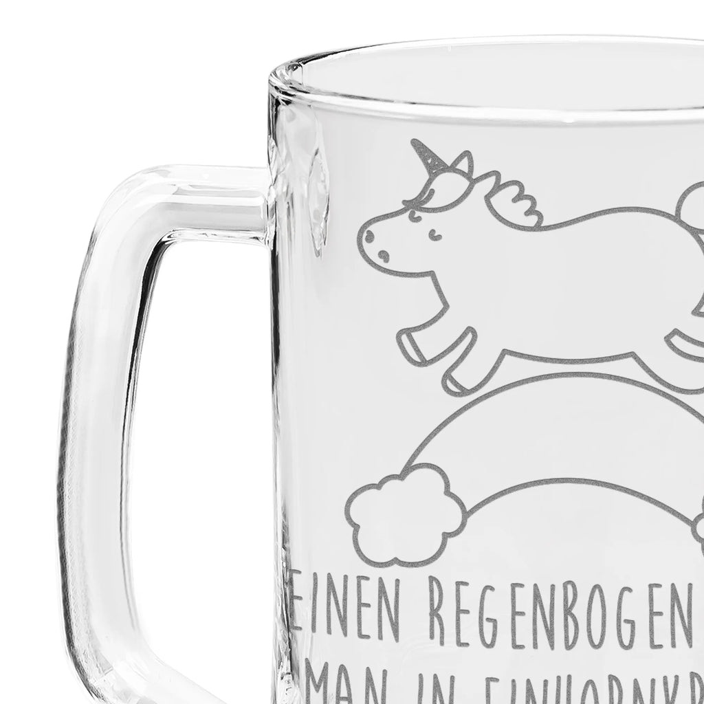 Gravur Bierkrug Einhorn Regenbogen Bierkrug, Bier Krug, Bierkrug Glas, Vatertag, Einhorn, Einhörner, Einhorn Deko, Pegasus, Unicorn, Regenbogen, Glitzer, Einhornpower, Erwachsenwerden, Einhornautobahn