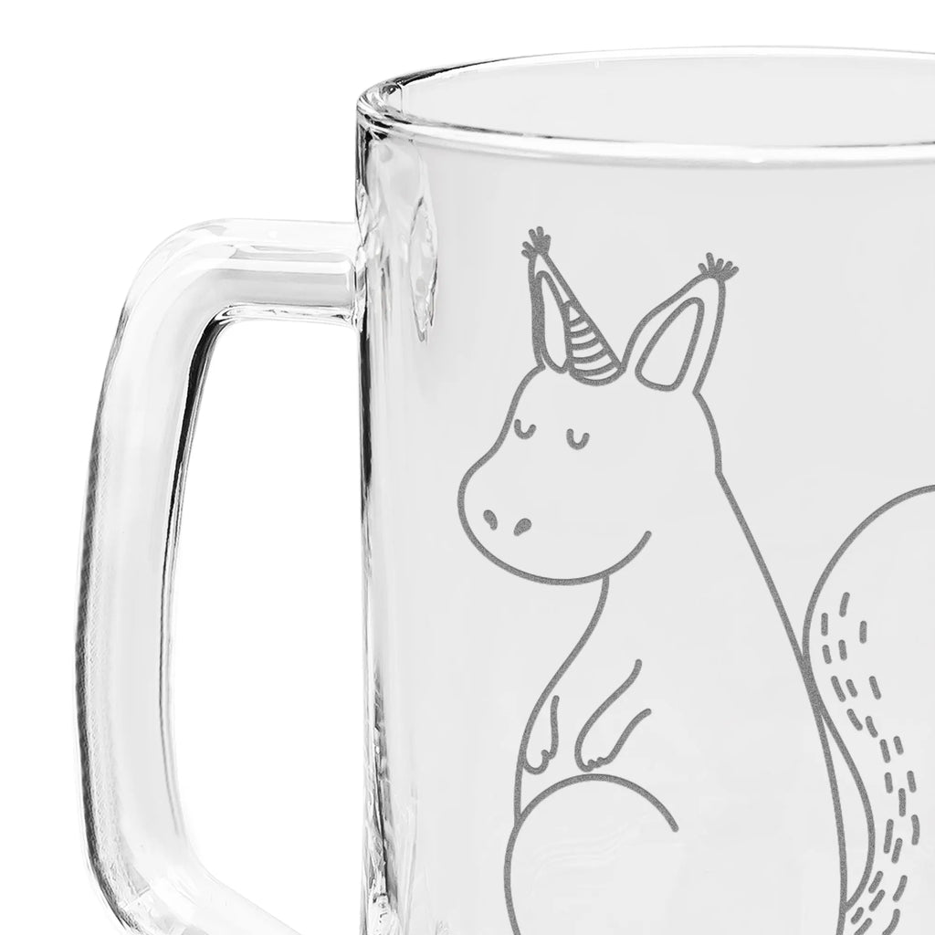 Gravur Bierkrug Einhorn Glauben Bierkrug, Bier Krug, Bierkrug Glas, Vatertag, Einhorn, Einhörner, Einhorn Deko, Pegasus, Unicorn, Einhörnchen, Eichhörnchen, Eichhorn