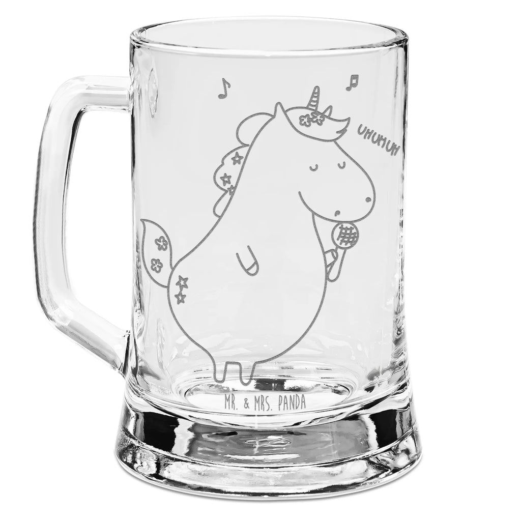 Gravur Bierkrug Einhorn Sänger Bierkrug, Bier Krug, Bierkrug Glas, Vatertag, Einhorn, Einhörner, Einhorn Deko, Pegasus, Unicorn, Glitzer, Konfetti, Party, Geburtstag, Feier, Fest, Disco, Sängerin, Sänger, Freundin