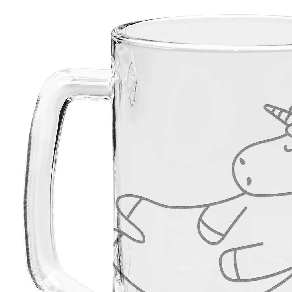 Gravur Bierkrug Einhorn Wolke 7 Bierkrug, Bier Krug, Bierkrug Glas, Vatertag, Einhorn, Einhörner, Einhorn Deko, Unicorn, verliebt, Menschen, witzig, lustig, Geschenk, Glaube, Realität, Lächeln