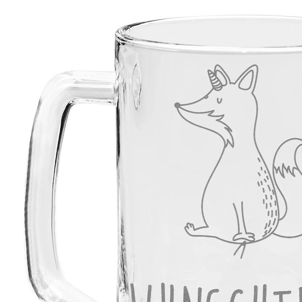 Personalisierter Gravur Bierkrug Einhorn Fuchs Personalisierter Bierkrug, Personalisierter Bier Krug, Personalisiertes Bierkrug Glas, Bierkrug mit Namen, Bier Krug mit Namen, Bierkrug Glas mit Namen, Vatertag, Wunschtext, Wunschname, Personalisierbar, Selbst gestalten, Einhorn, Einhörner, Einhorn Deko, Pegasus, Unicorn, Fuchs, Unicorns, Fuchshörnchen, Fuchshorn, Foxycorn, Füchse