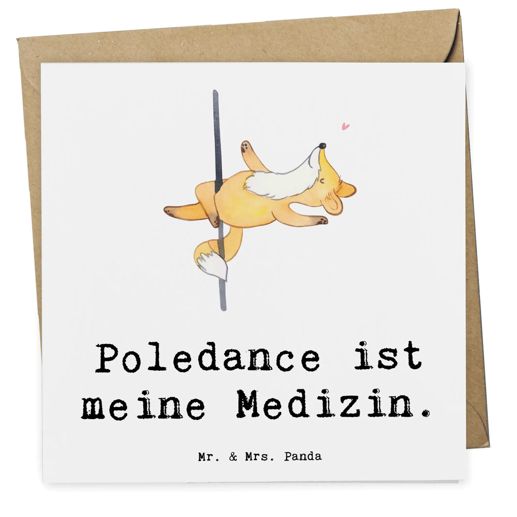 Deluxe Karte Fuchs Poledance Karte, Grußkarte, Klappkarte, Einladungskarte, Glückwunschkarte, Hochzeitskarte, Geburtstagskarte, Hochwertige Grußkarte, Hochwertige Klappkarte, Geschenk, Sport, Sportart, Hobby, Schenken, Danke, Dankeschön, Auszeichnung, Gewinn, Sportler, Pole Dance, Tanzen, Tanz