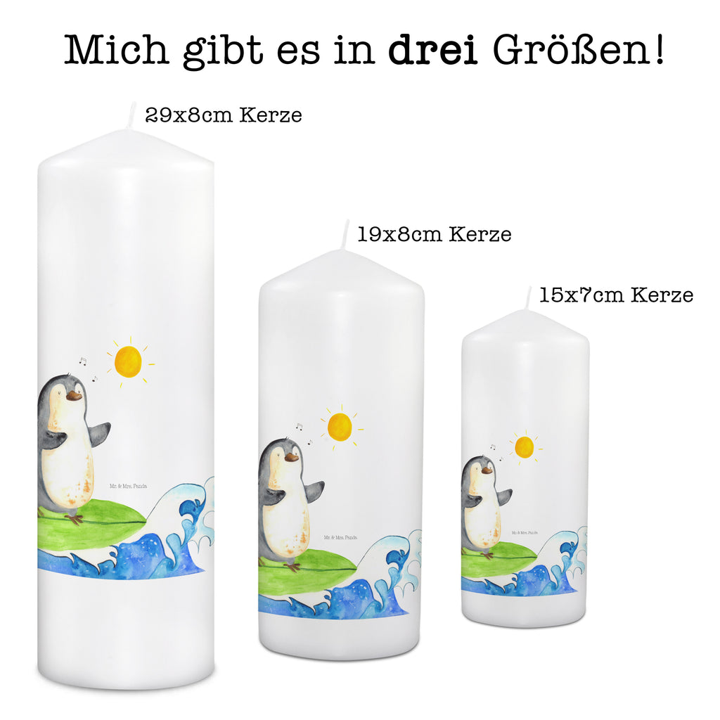 Kerze Pinguin Surfer Kerze, Taufkerze, Kommunionskerze, Geburtstagskerze, Geschenk Kerze, Taufgeschenk Kerze, Kerze mit Druck, Besondere Kerze, Geschenkidee Kerze, Kerze für Kommunion, Geburtstag Kerze, Kommunion Kerze, Pinguin, Pinguine, surfen, Surfer, Hawaii, Urlaub, Wellen, Wellen reiten, Portugal