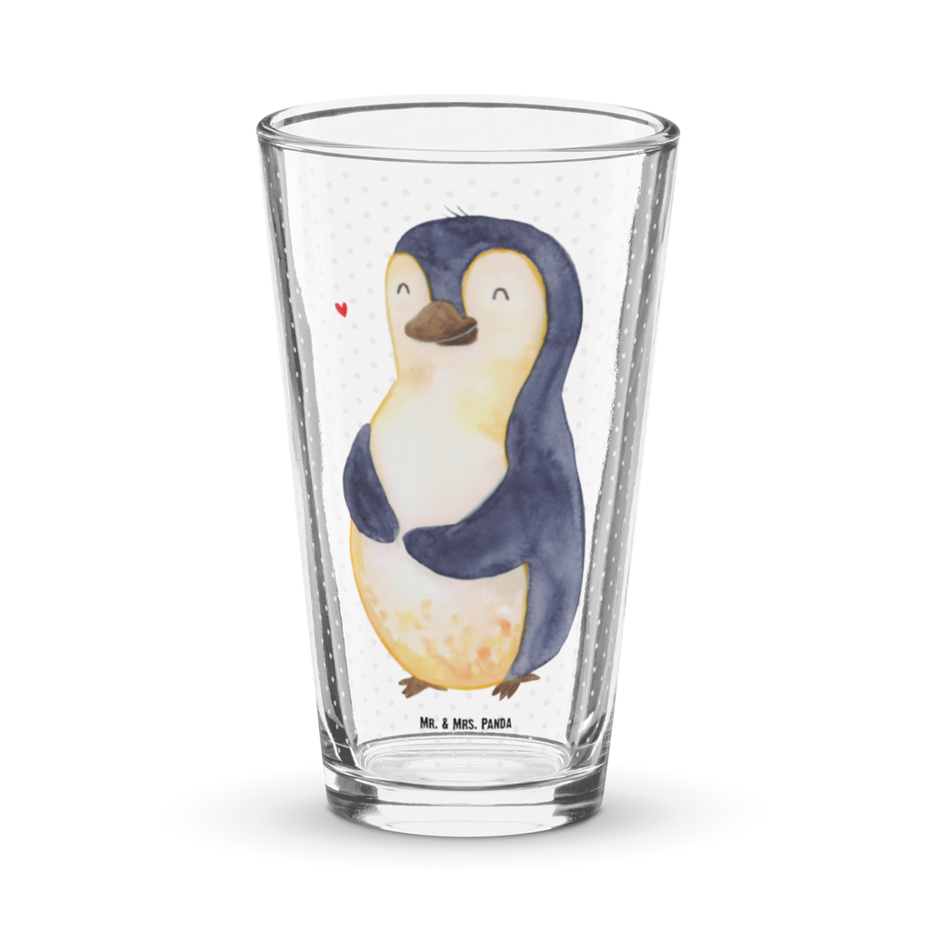 Premium Trinkglas Pinguin Diät Trinkglas, Glas, Pint Glas, Bierglas, Cocktail Glas, Wasserglas, Pinguin, Pinguine, Diät, Abnehmen, Abspecken, Gewicht, Motivation, Selbstliebe, Körperliebe, Selbstrespekt