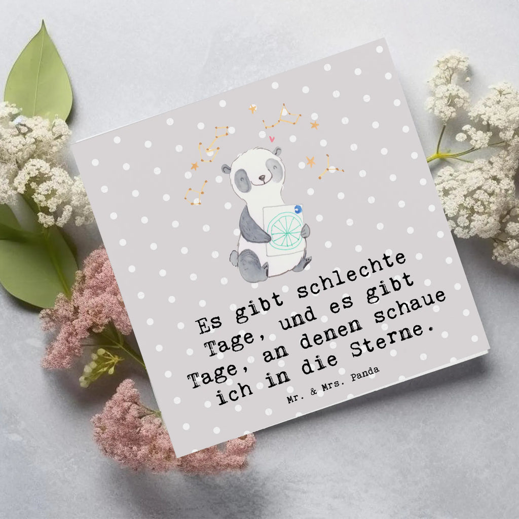 Deluxe Karte Panda Astrologie Karte, Grußkarte, Klappkarte, Einladungskarte, Glückwunschkarte, Hochzeitskarte, Geburtstagskarte, Hochwertige Grußkarte, Hochwertige Klappkarte, Geschenk, Sport, Sportart, Hobby, Schenken, Danke, Dankeschön, Auszeichnung, Gewinn, Sportler, Astrologie, Horoskop, Sternbilder