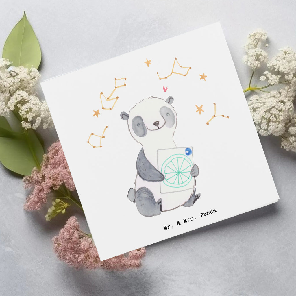 Deluxe Karte Panda Astrologie Karte, Grußkarte, Klappkarte, Einladungskarte, Glückwunschkarte, Hochzeitskarte, Geburtstagskarte, Hochwertige Grußkarte, Hochwertige Klappkarte, Geschenk, Sport, Sportart, Hobby, Schenken, Danke, Dankeschön, Auszeichnung, Gewinn, Sportler, Astrologie, Horoskop, Sternbilder