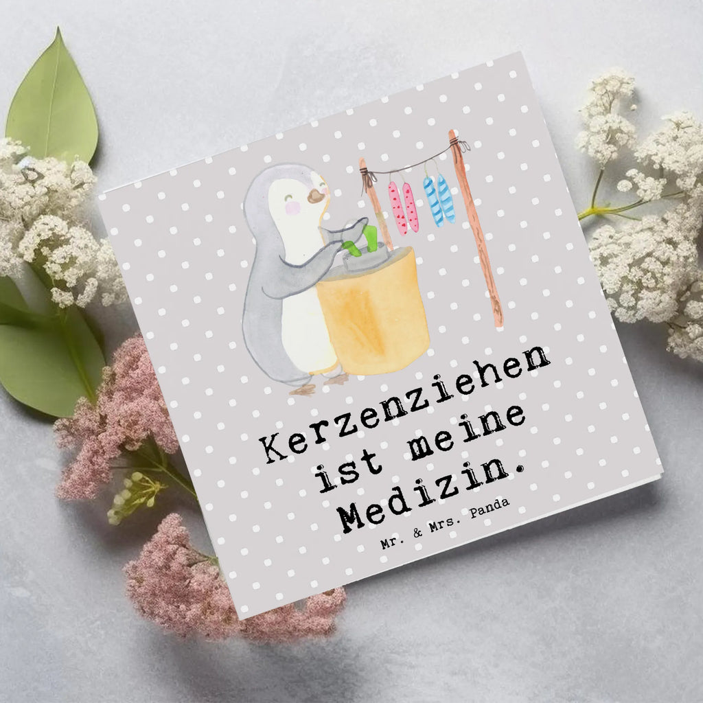 Deluxe Karte Pinguin Kerzenziehen Karte, Grußkarte, Klappkarte, Einladungskarte, Glückwunschkarte, Hochzeitskarte, Geburtstagskarte, Hochwertige Grußkarte, Hochwertige Klappkarte, Geschenk, Sport, Sportart, Hobby, Schenken, Danke, Dankeschön, Auszeichnung, Gewinn, Sportler, Kerzenziehen, Kerzen ziehen. DIY, Deko basteln