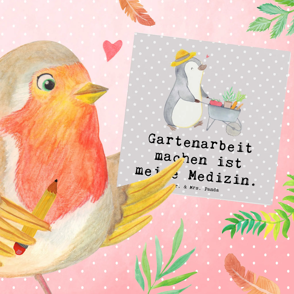 Deluxe Karte Pinguin Gartenarbeit Karte, Grußkarte, Klappkarte, Einladungskarte, Glückwunschkarte, Hochzeitskarte, Geburtstagskarte, Hochwertige Grußkarte, Hochwertige Klappkarte, Geschenk, Sport, Sportart, Hobby, Schenken, Danke, Dankeschön, Auszeichnung, Gewinn, Sportler, Gartenarbeit, Urban gardening, Gärtnern, Gartenpflege