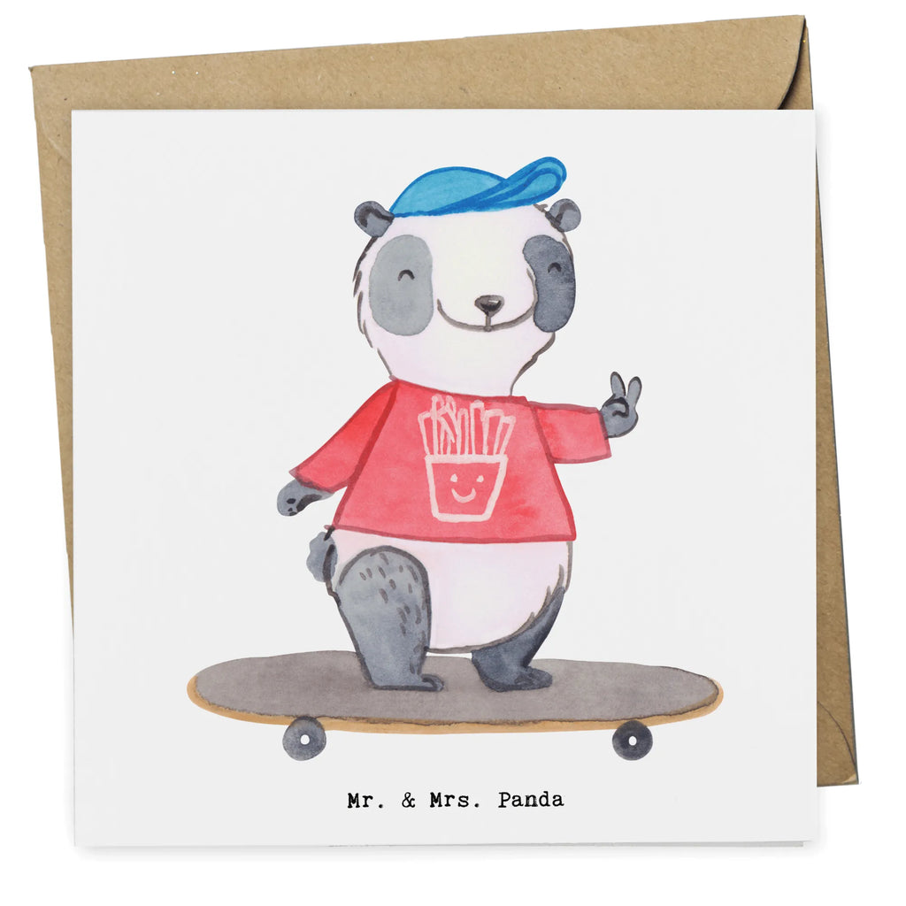 Deluxe Karte Panda Longboard fahren Karte, Grußkarte, Klappkarte, Einladungskarte, Glückwunschkarte, Hochzeitskarte, Geburtstagskarte, Hochwertige Grußkarte, Hochwertige Klappkarte, Geschenk, Sport, Sportart, Hobby, Schenken, Danke, Dankeschön, Auszeichnung, Gewinn, Sportler, Longboard fahren, Skaten