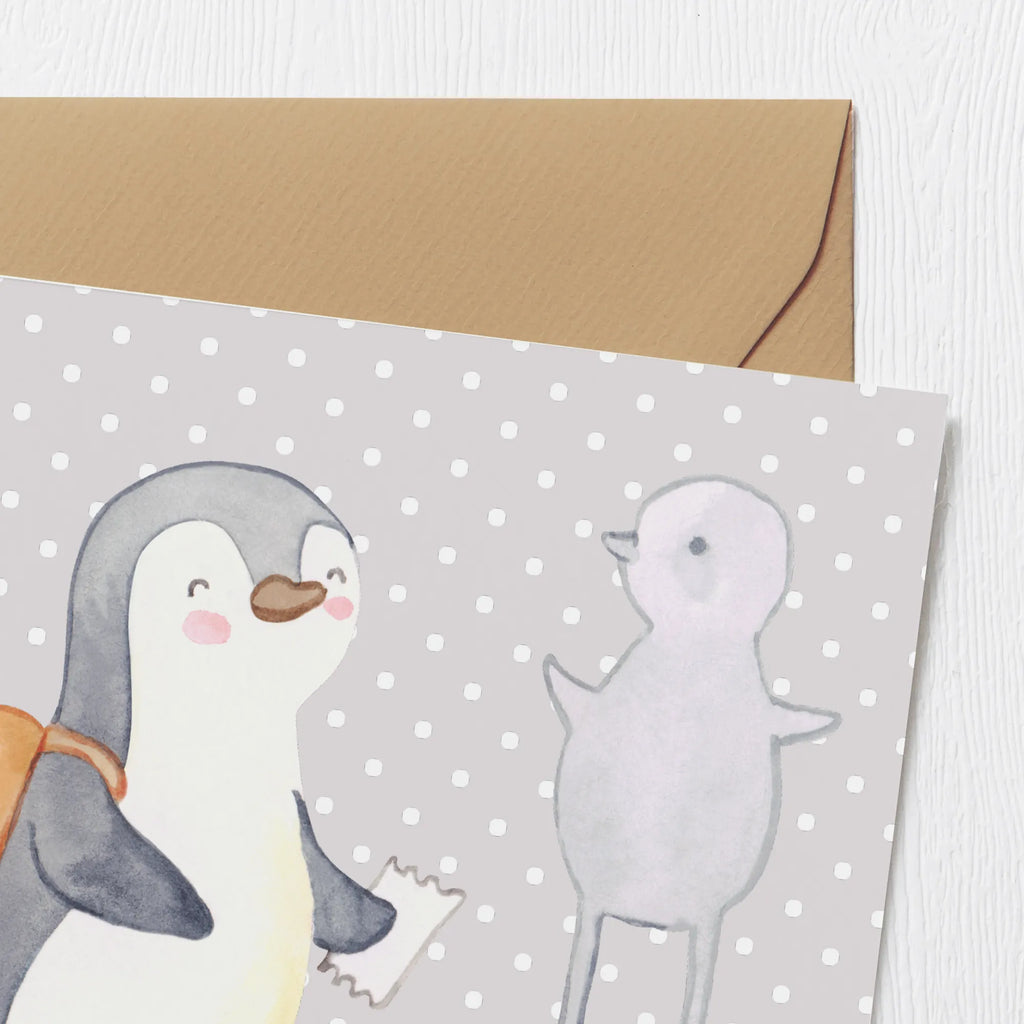 Deluxe Karte Pinguin Museum besuchen Karte, Grußkarte, Klappkarte, Einladungskarte, Glückwunschkarte, Hochzeitskarte, Geburtstagskarte, Hochwertige Grußkarte, Hochwertige Klappkarte, Geschenk, Sport, Sportart, Hobby, Schenken, Danke, Dankeschön, Auszeichnung, Gewinn, Sportler, Museum besuchen, Museen