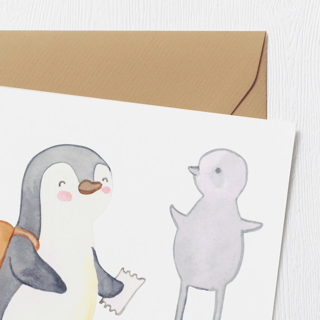 Deluxe Karte Pinguin Museum besuchen Karte, Grußkarte, Klappkarte, Einladungskarte, Glückwunschkarte, Hochzeitskarte, Geburtstagskarte, Hochwertige Grußkarte, Hochwertige Klappkarte, Geschenk, Sport, Sportart, Hobby, Schenken, Danke, Dankeschön, Auszeichnung, Gewinn, Sportler, Museum besuchen, Museen