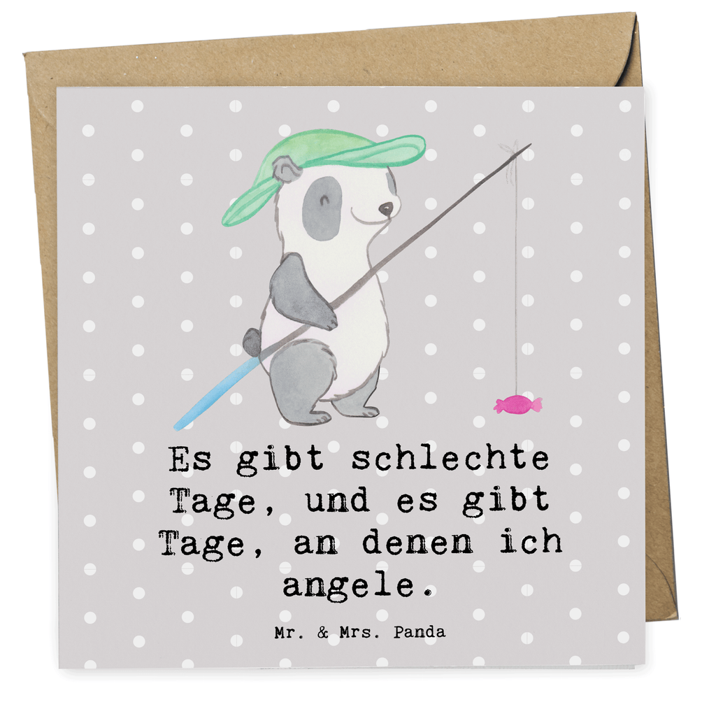 Deluxe Karte Panda Angeln Karte, Grußkarte, Klappkarte, Einladungskarte, Glückwunschkarte, Hochzeitskarte, Geburtstagskarte, Hochwertige Grußkarte, Hochwertige Klappkarte, Geschenk, Sport, Sportart, Hobby, Schenken, Danke, Dankeschön, Auszeichnung, Gewinn, Sportler, angeln, Angelsport, Angelverein, Angler, angeln gehen, Hobbyangler