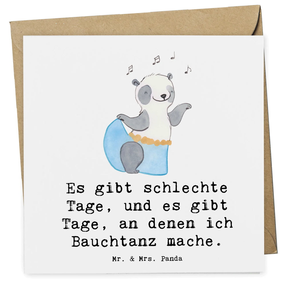 Deluxe Karte Panda Bauchtanz Karte, Grußkarte, Klappkarte, Einladungskarte, Glückwunschkarte, Hochzeitskarte, Geburtstagskarte, Hochwertige Grußkarte, Hochwertige Klappkarte, Geschenk, Sport, Sportart, Hobby, Schenken, Danke, Dankeschön, Auszeichnung, Gewinn, Sportler, Bauchtanz, orientalischer Tanz, Tanzen